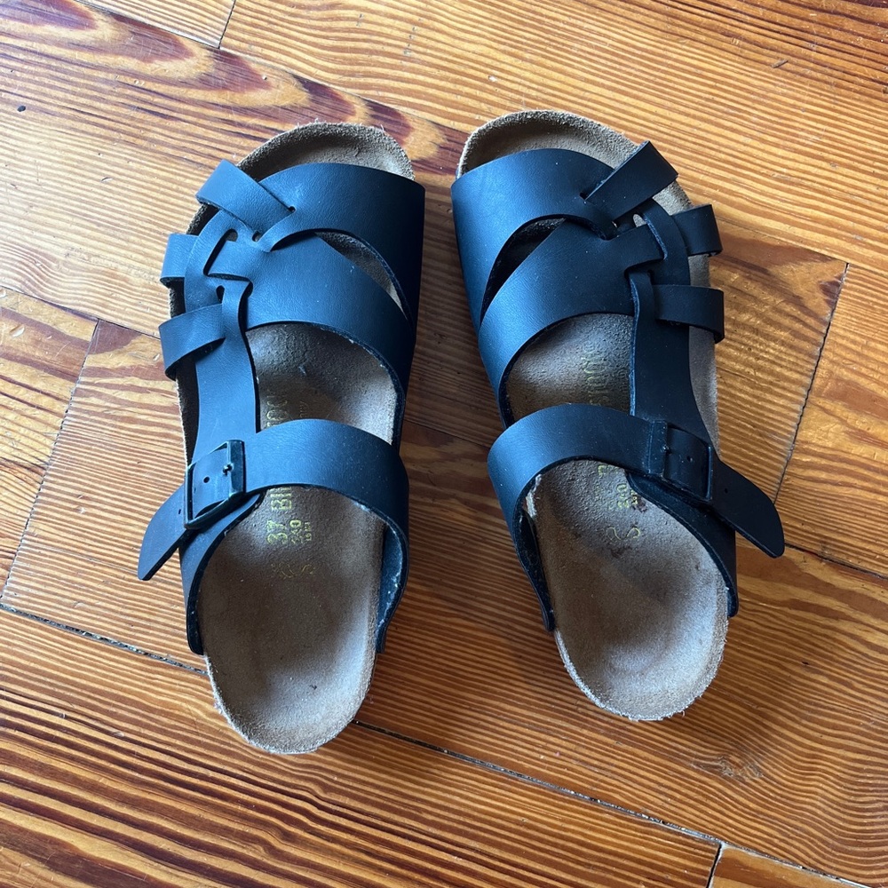 Black Birkenstocks 240 37 L6 m4